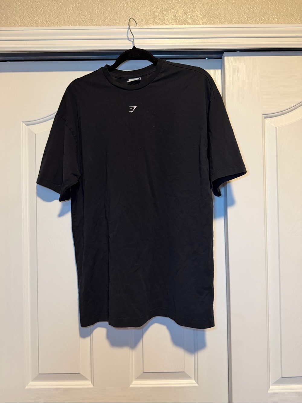 Gymshark Black Short Sleeve Logo Tee
